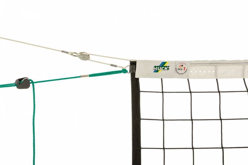 Huck Volleyballnetz nach DVV I - Polypropylen 3 mm mit Umlenkrolle