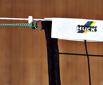 Huck Volleyballnetz nach DVV - Polypropylen 3 mm mit Kevlarseil und 4-Punkt-Aufhängung