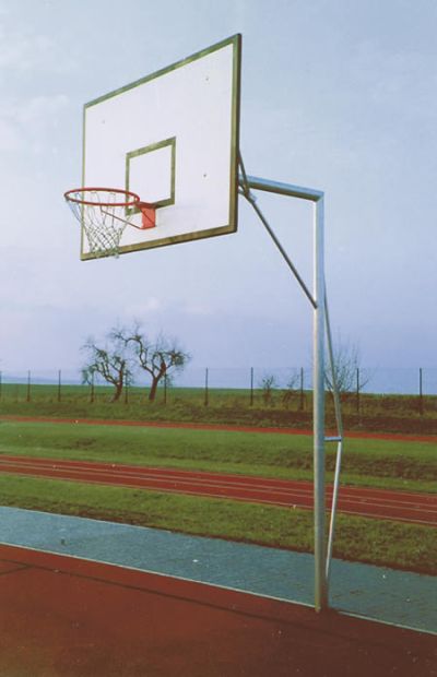 Jobasport Basketball-Anlage "Verstärkt"  - Ausladung 1,65 m - ohne Brett, Korb u. Netz