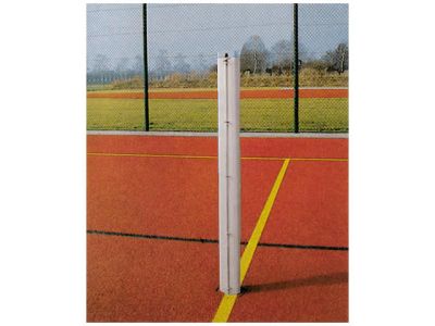 Jobasport Tennisnetz-Säulen Alu-Profil 80 x 80 mm Paar