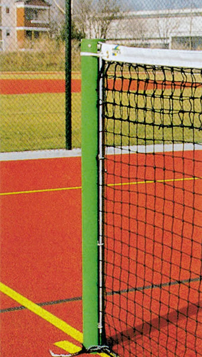 Jobasport Tennisnetz-Säulen Alu-Rundprofil 83 mm, Paar