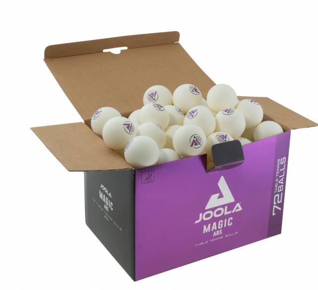 Joola Tischtennis-Ball MAGIC ABS 40+, 72 Stück