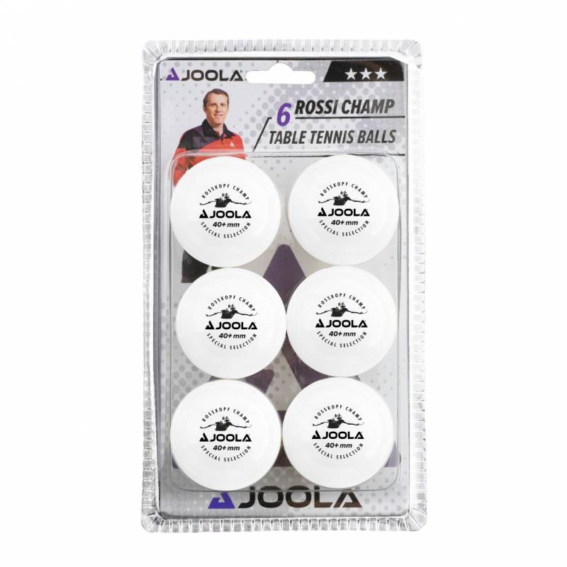 Joola Tischtennis-Ball ROSSI CHAMP***40+, 6 Stück
