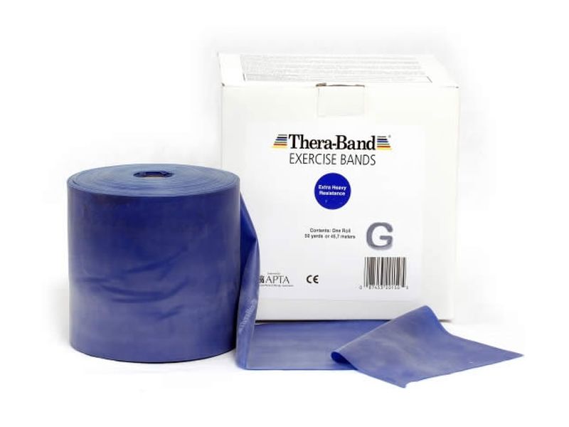 Thera-Band Übungsband blau / extra stark, 45,5 m Rolle