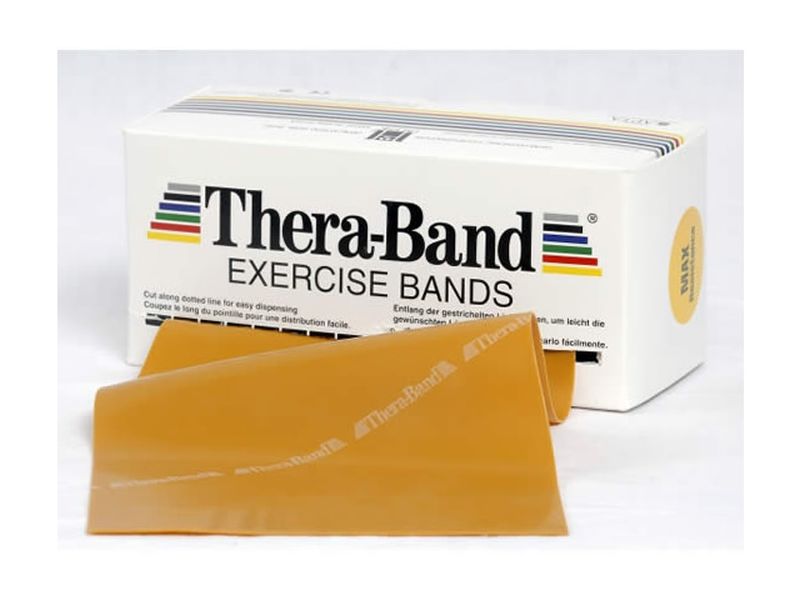 Thera-Band Übungsband gold / max stark, 5,5 m Rolle