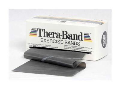 TheraBand Übungsband 1,5 m super stark silber Original 
