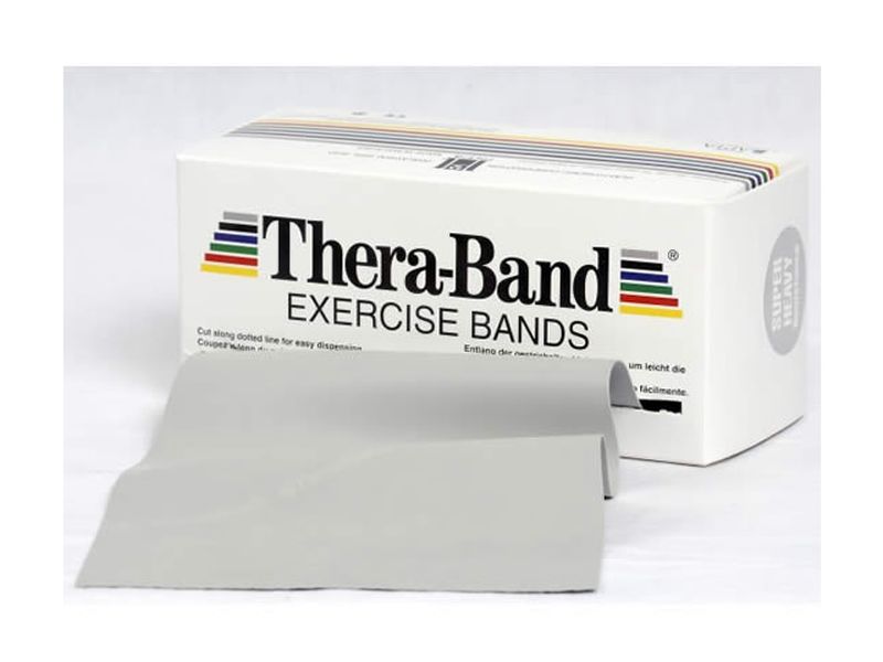 Thera-Band Übungsband silber / super stark, 5,5 m Rolle